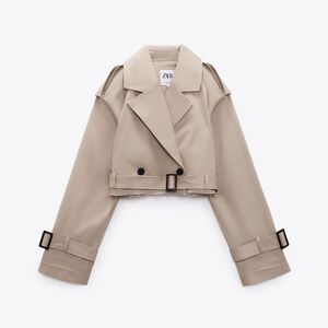 Zara Women's Beige Trench Coat
